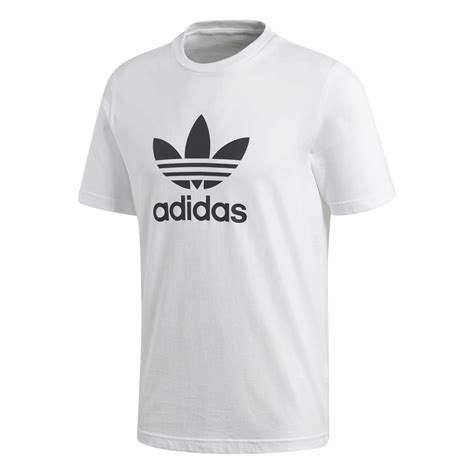 adidas trefoil shirt weiß|adidas originals trefoil t shirt.